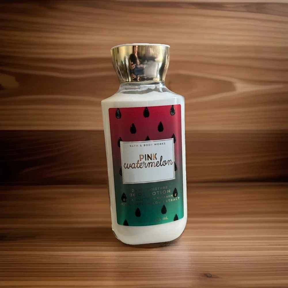 Bath & Body Works Pink Watermelon 8 fl oz Shea Butter Body Lotion New